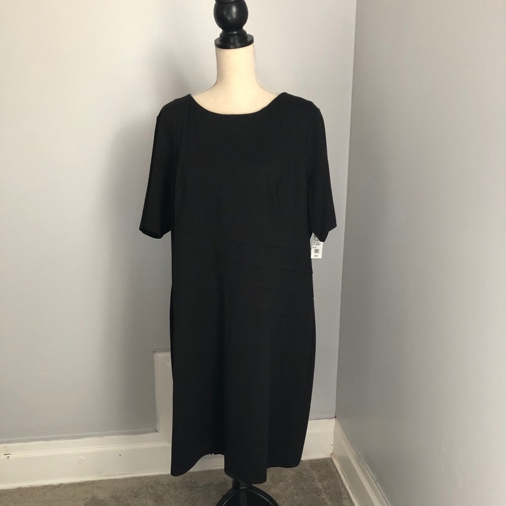 Ellen Tracy Plus Size Black Dress NWT